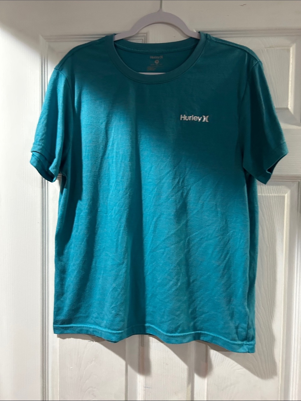 Hurley Men's Teal Crew Neck T-Shirt sz m